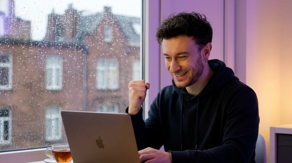 Charles-Edward fête ses premières ventes de freelance sur 5euros.com