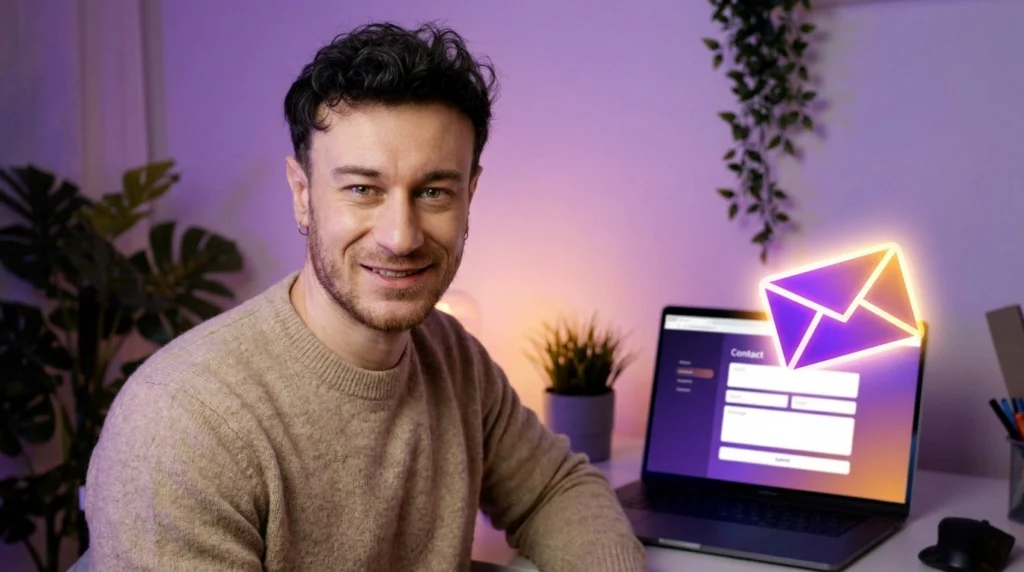 Charles-Edward installe un formulaire de contact sur un site WordPress