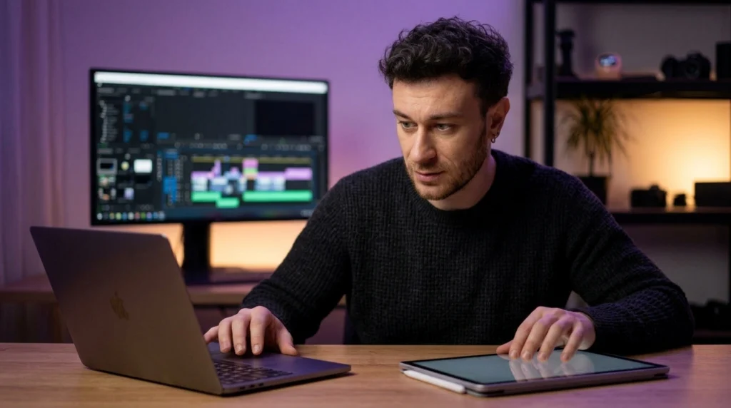 Charles-Edward compare un MacBook Air M1 et une tablette Surface Pro 7 pour le montage vidéo