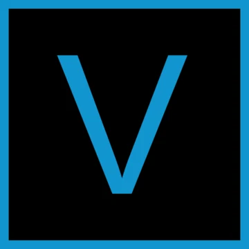 Logo de Vegas Pro (anciennement Sony Vegas), logiciel de montage vidéo pour Windows