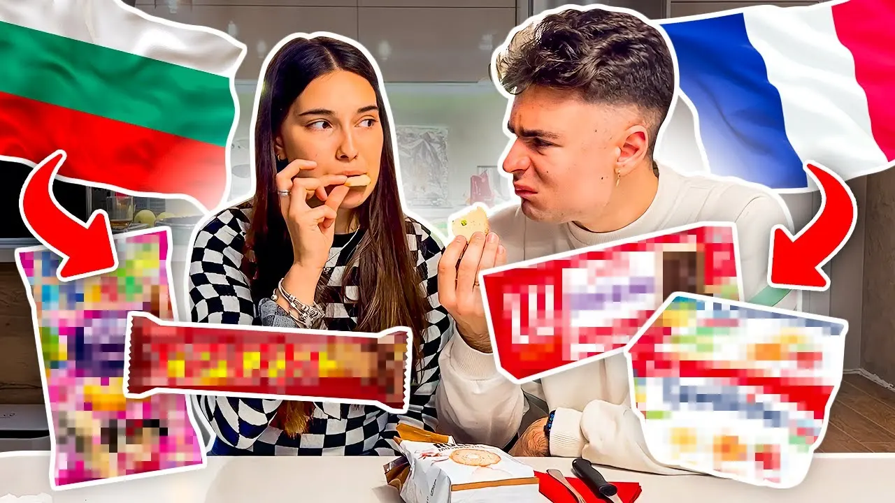 Miniature de la vidéo « 10 Aliments d'enfance en FRANCE 🥖et en BULGARIE 🌹| Spectracious x Les HONEYS »